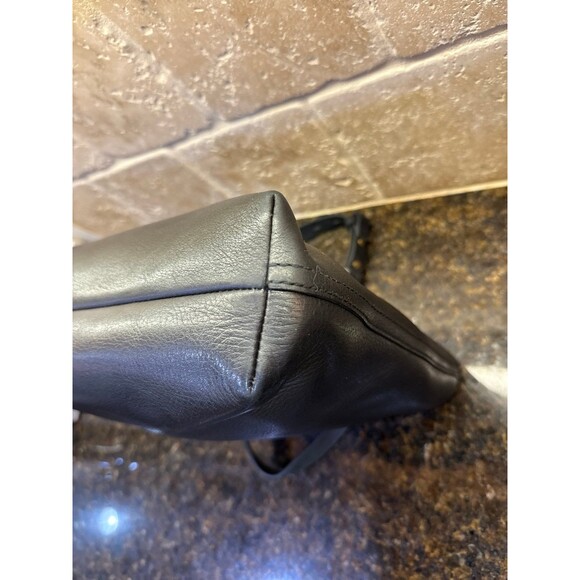 SOLD OUT Madewell The Transport Crossbody Black Leather Like New - Picture 6 of 12